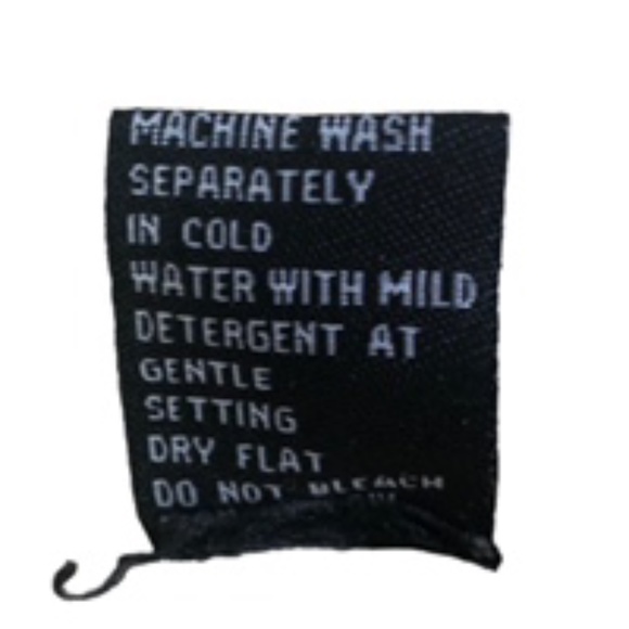 No Label Full Zip Faux Laced Sleeves and Side Front Mock Collar Sweater Size L - Picture 7 of 7